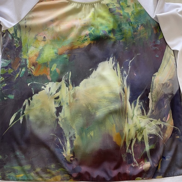 NWT Against Nudity Long Sleeve Monet-like T-Shirt - Picture 2 of 8